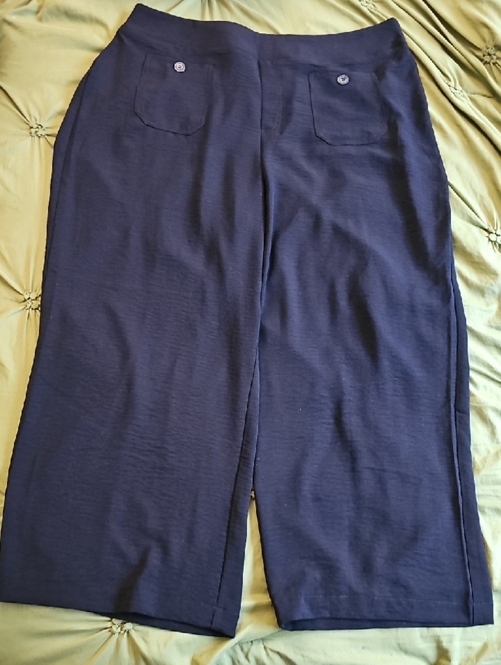 Soho Apparel Black Pull-On Wide-Leg Pants